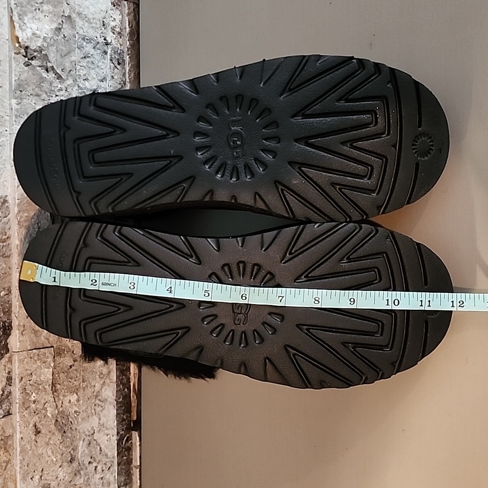 UGG  Black Fur-Lined Boots - Picture 9 of 10